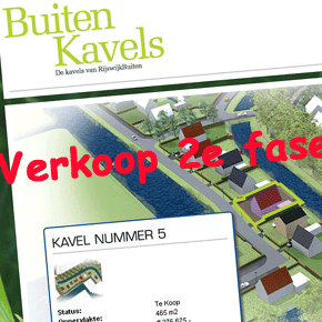 Start verkoop 2e fase Buitenkavels RijswijkBuiten